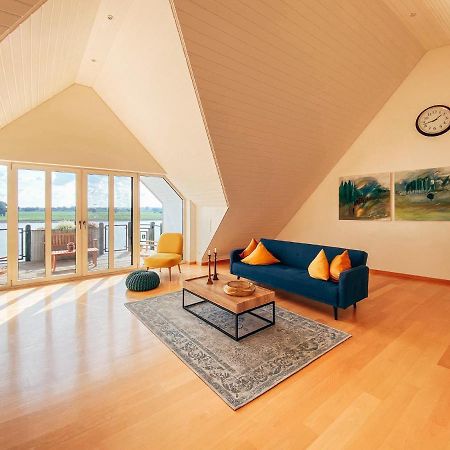 Rheinloft 3 - Grosse Giebelwohnung Mit Dachterrassen An Der Rheinpromenade Emmerich Exterior foto