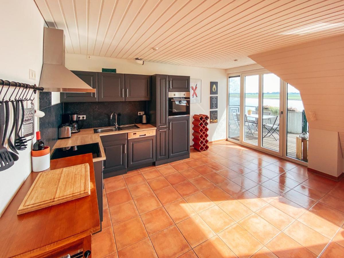 Rheinloft 3 - Grosse Giebelwohnung Mit Dachterrassen An Der Rheinpromenade Emmerich Exterior foto