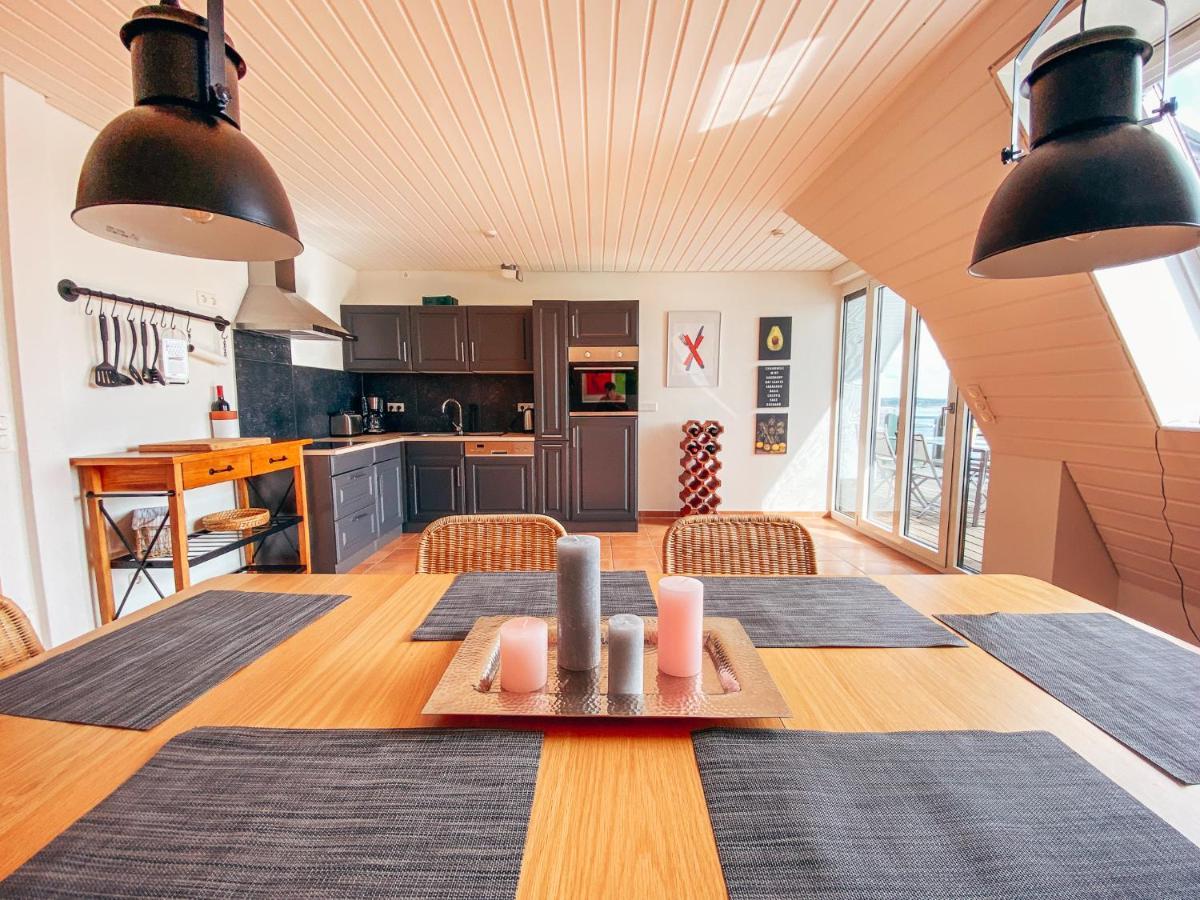 Rheinloft 3 - Grosse Giebelwohnung Mit Dachterrassen An Der Rheinpromenade Emmerich Exterior foto